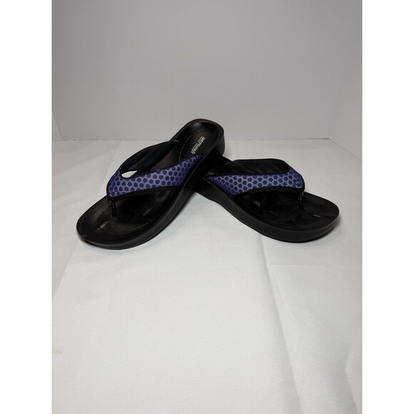 Aerosoft Flip Flop Sandals Purple Size 39 US 8 - Picture 1 of 7